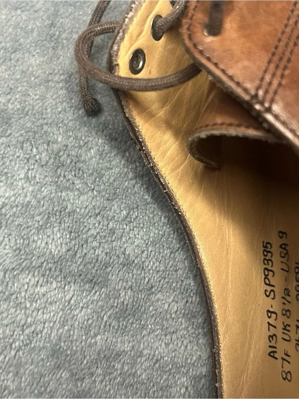 Alfred Sargent for J.Crew Brown Leather derby Cap-Toe classic dress shoes